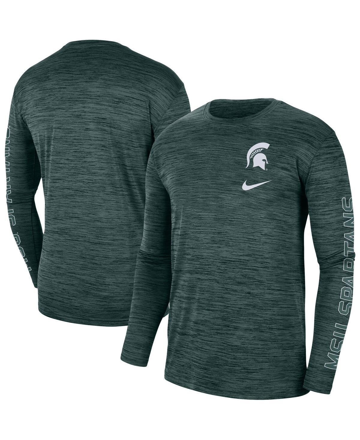 Mens Nike Green Michigan State Spartans Velocity Legend Team Performance Long Sleeve T-shirt Product Image