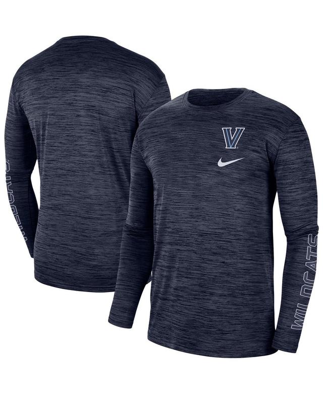 Mens Nike Black Purdue Boilermakers Team Velocity Performance Long Sleeve T-Shirt Product Image