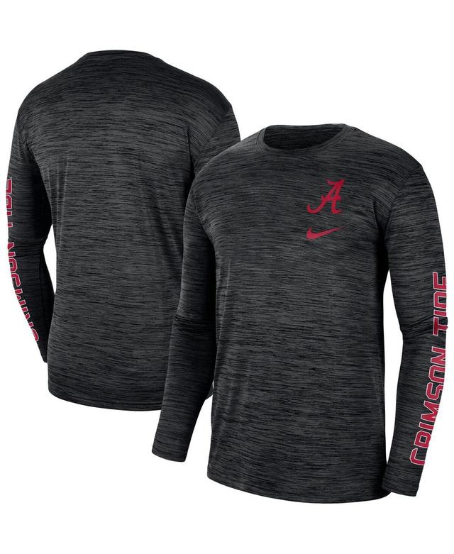 Mens Nike Black Alabama Crimson Tide Velocity Legend Team Performance Long Sleeve T-Shirt Product Image