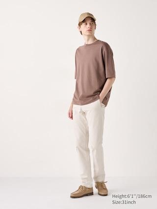 Mens Slim-Fit Chino Pants Natural 27 inch UNIQLO US Product Image