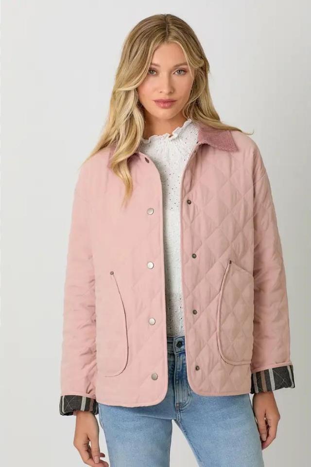 Contrast Quilted Jacket Product Image