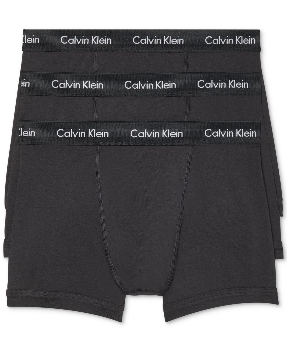 Calvin Klein Cotton Stretch Solid Boxer Briefs 3 Product Image