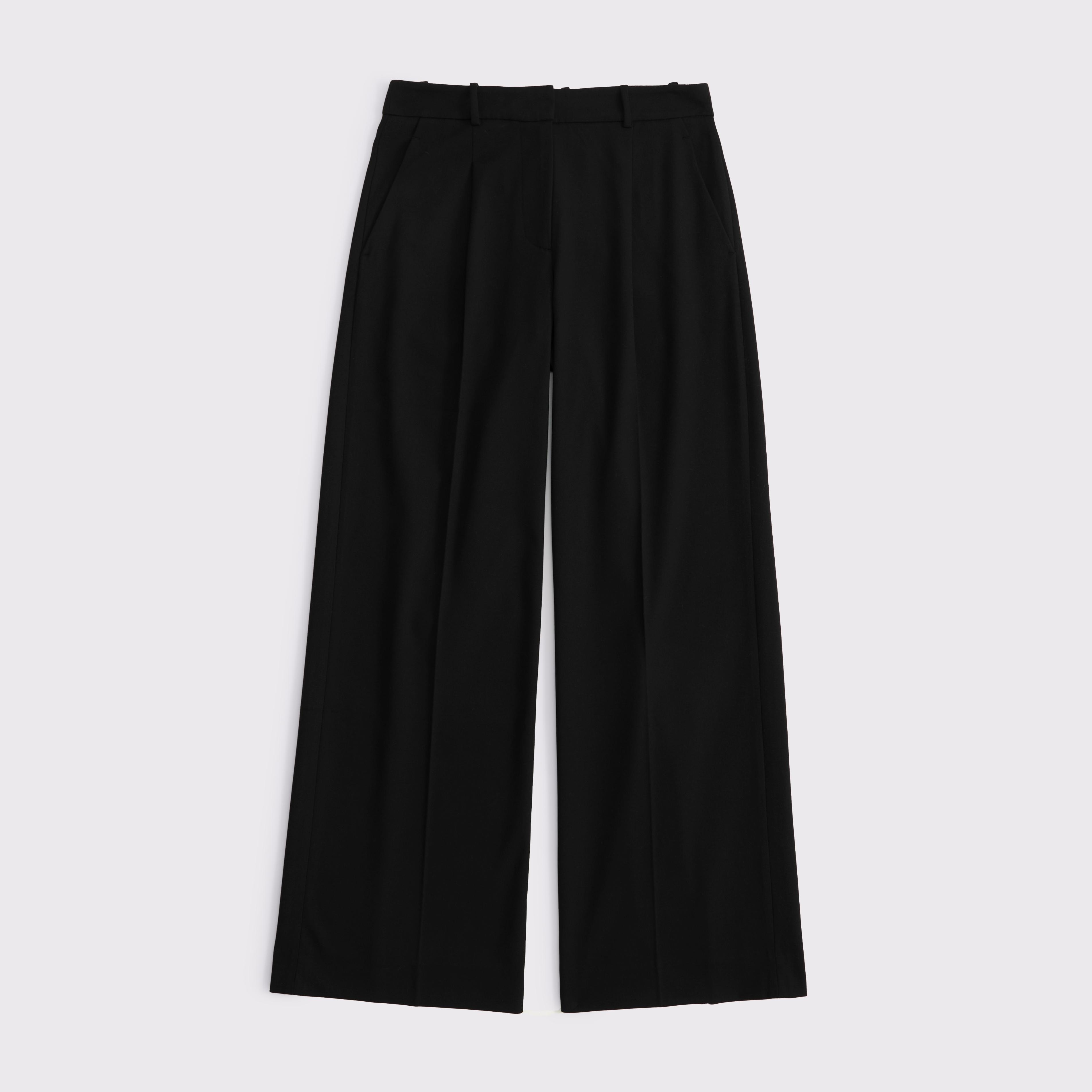 Mid Rise Tailored Wide Leg Pant Product Image