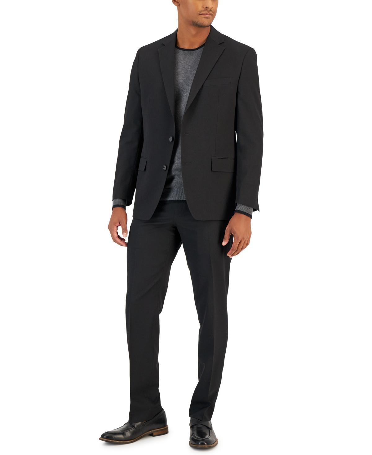 Van Heusen Mens Flex Plain Slim Fit Suits Product Image