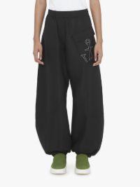 TWISTED JOGGERS WITH ANCHOR LOGO PRINT in black | JW Anderson US  Product Image