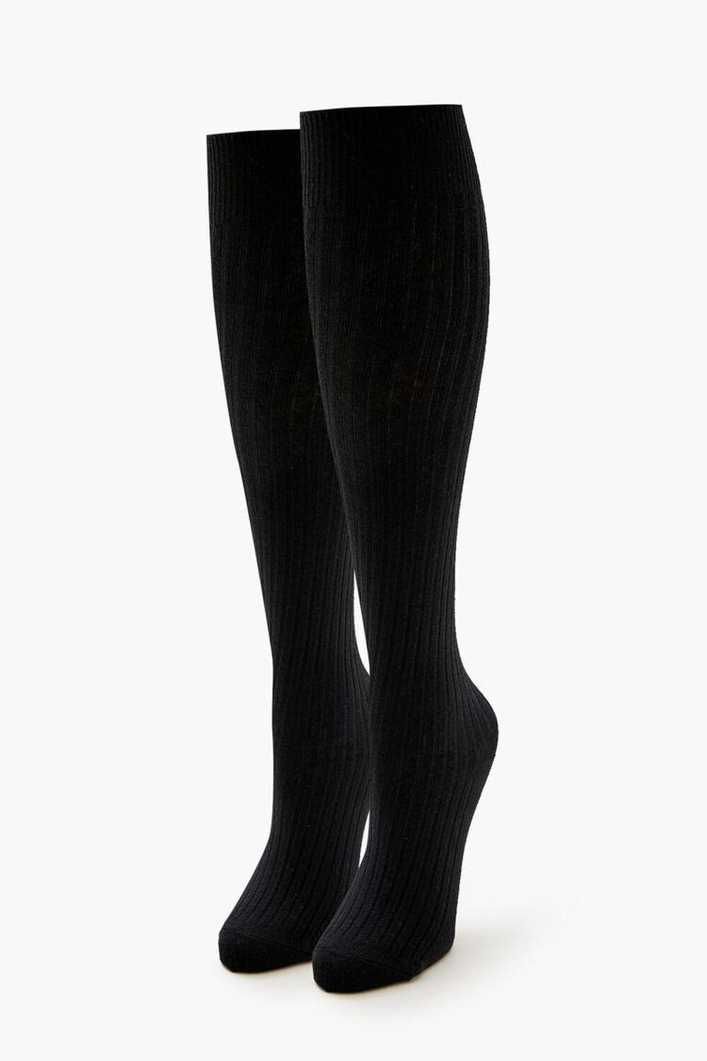 Ribbed Knee-High Socks | Forever 21 product image