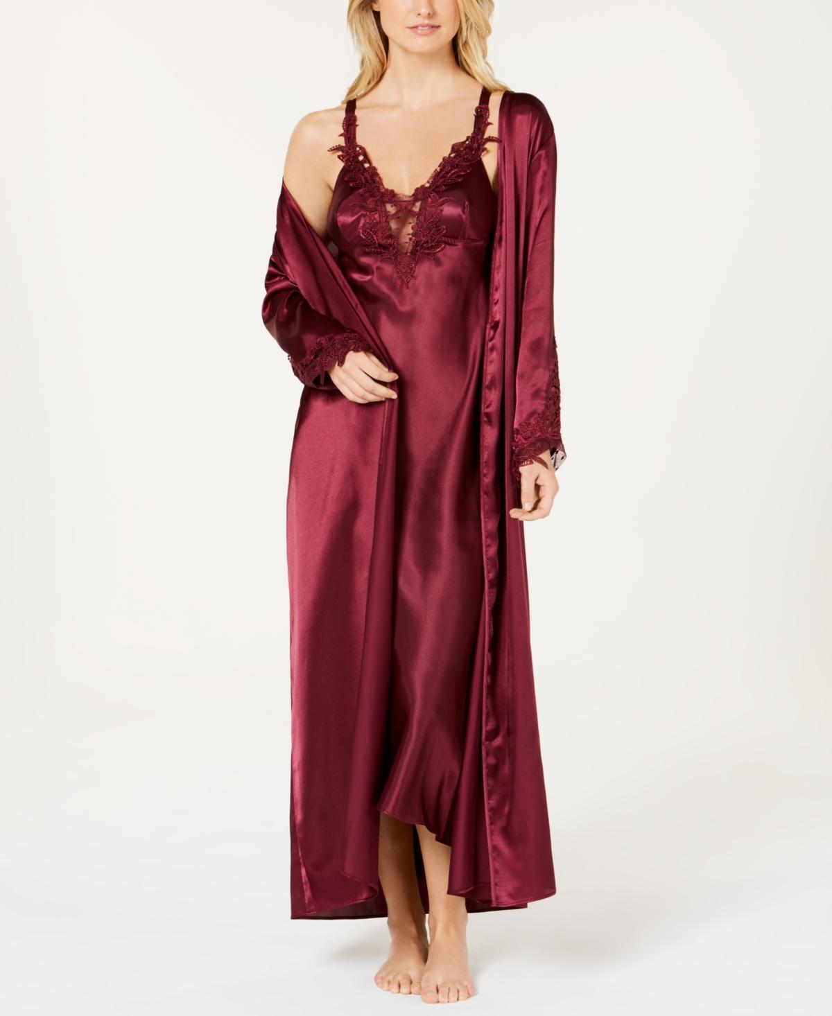 Flora by Flora Nikrooz Stella Satin Venise Trim Robe Product Image