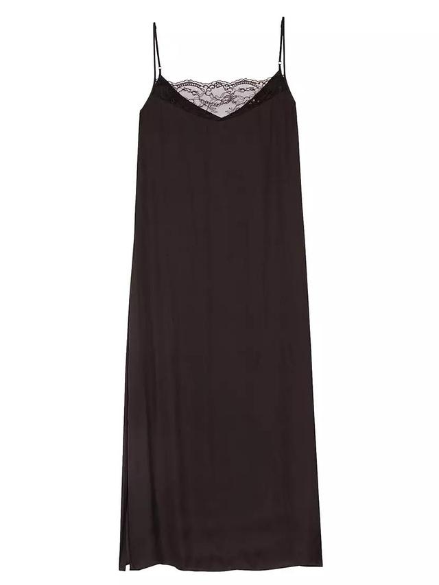 Satin-Look Maxi Dress Product Image