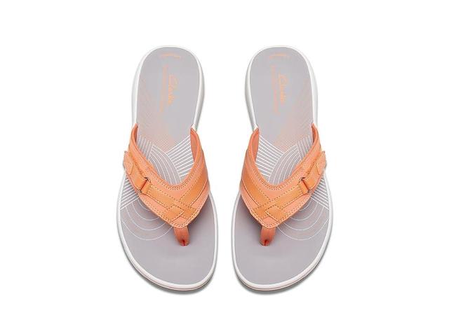 Clarks Breeze Sea (Tangerine/Pop Synthetic) Women's Sandals Product Image