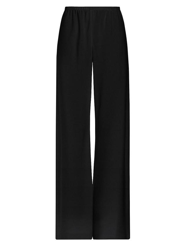 Womens Gala Crepe Wide-Leg Pants Product Image