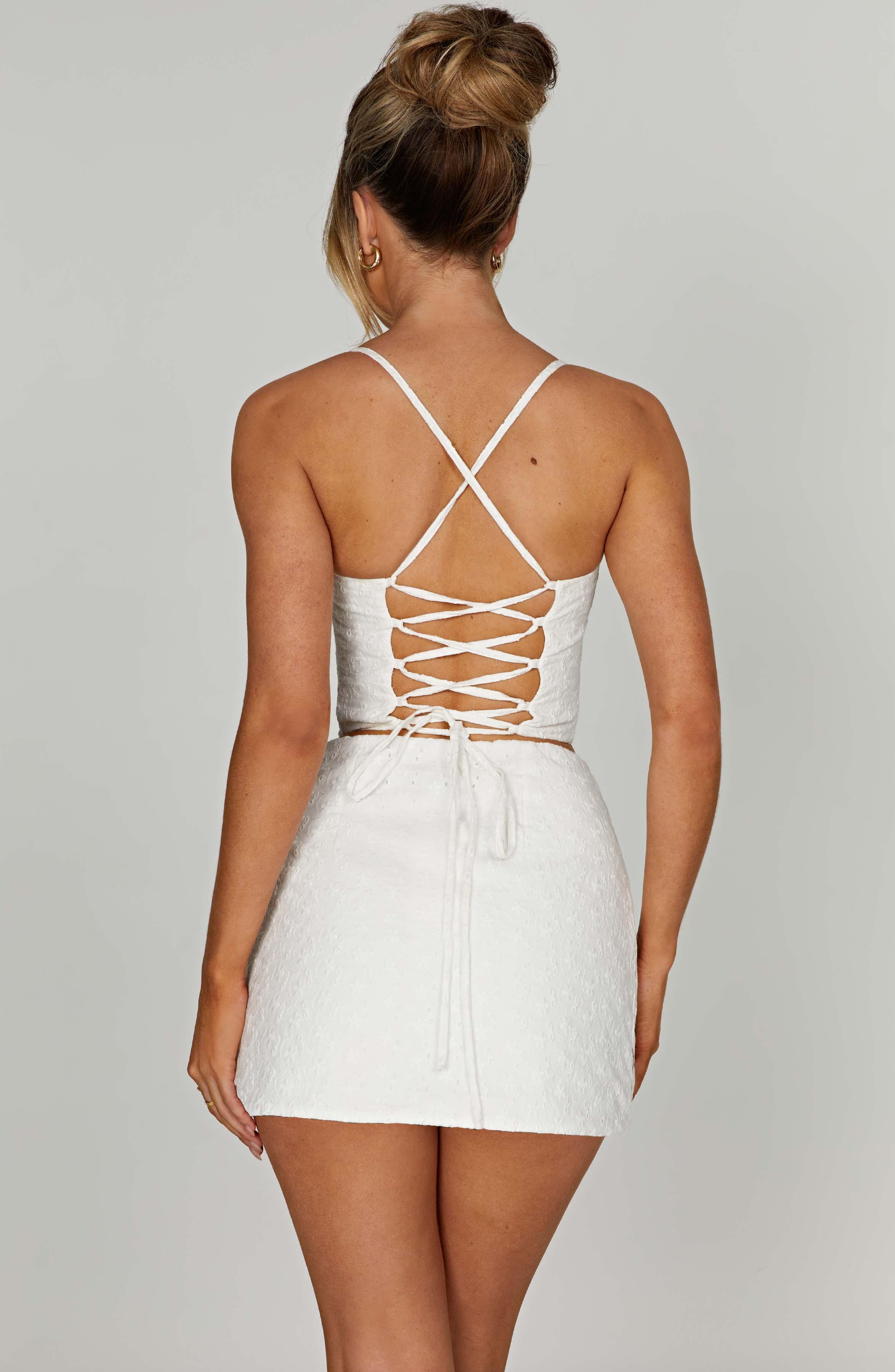 Erika Mini Skirt - Ivory Product Image