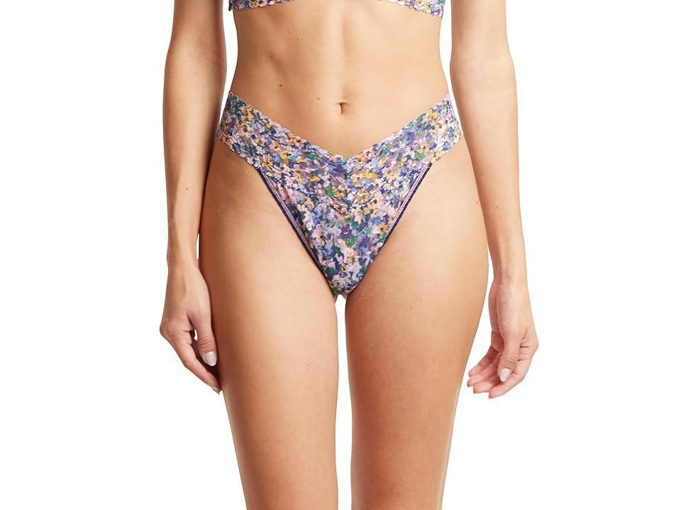 Hanky Panky Printed Original Rise Thong (Be Mine Print) Women's Underwear Product Image