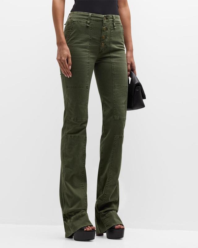 Womens The Utility High-Rise Flare Jeans Product Image