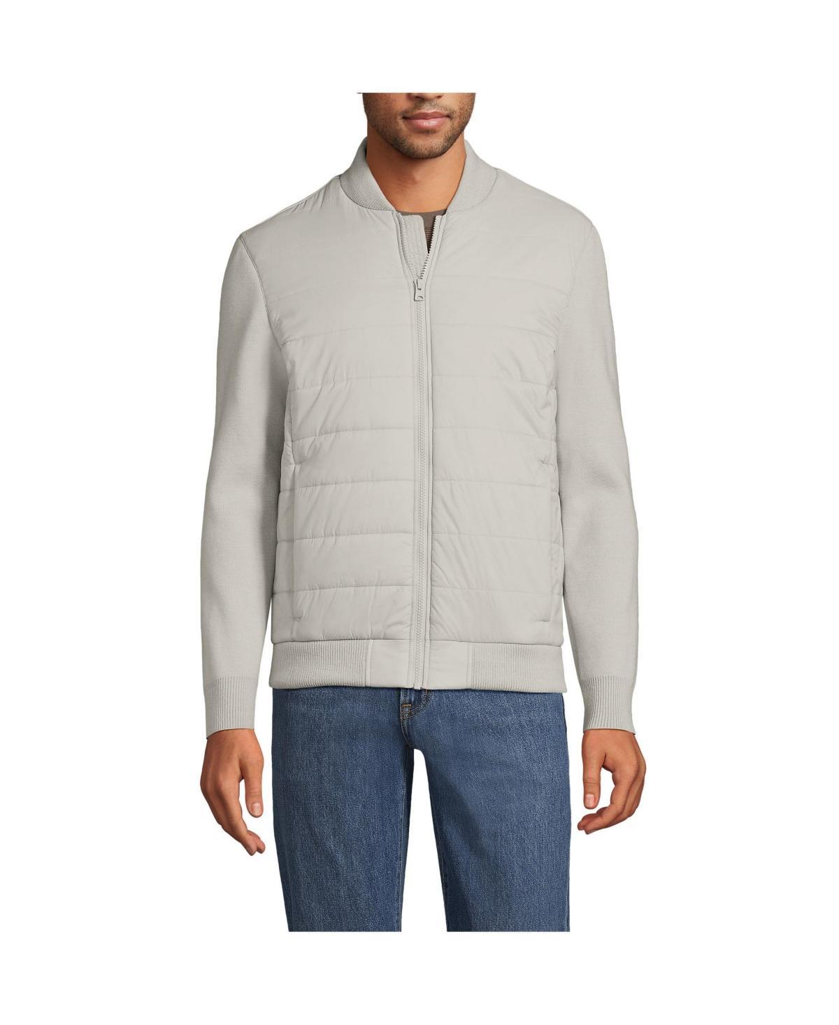 Lands End Mens Insulated Sweater Jacket Product Image