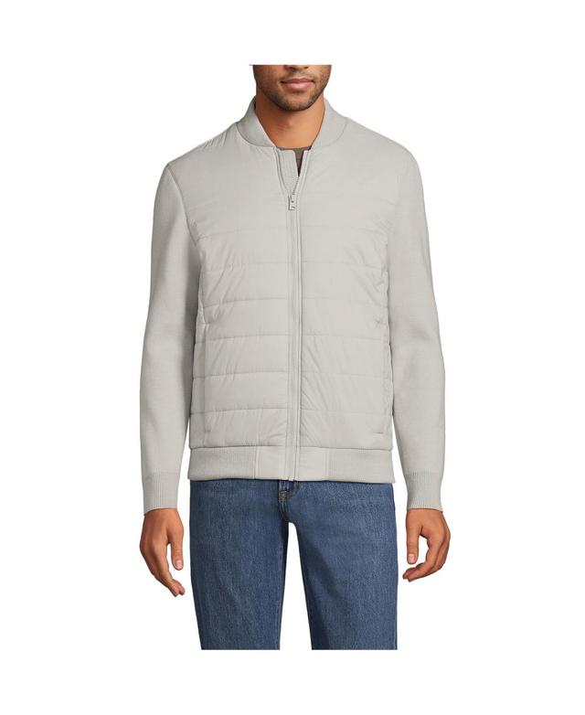 Lands End Mens Insulated Sweater Jacket Product Image