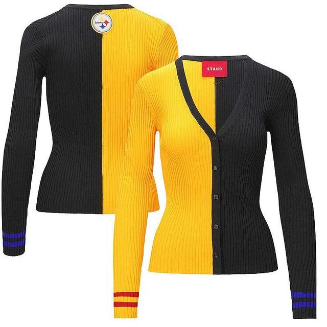 Womens Staud Gold Pittsburgh Steelers Cargo Sweater - Gold Product Image