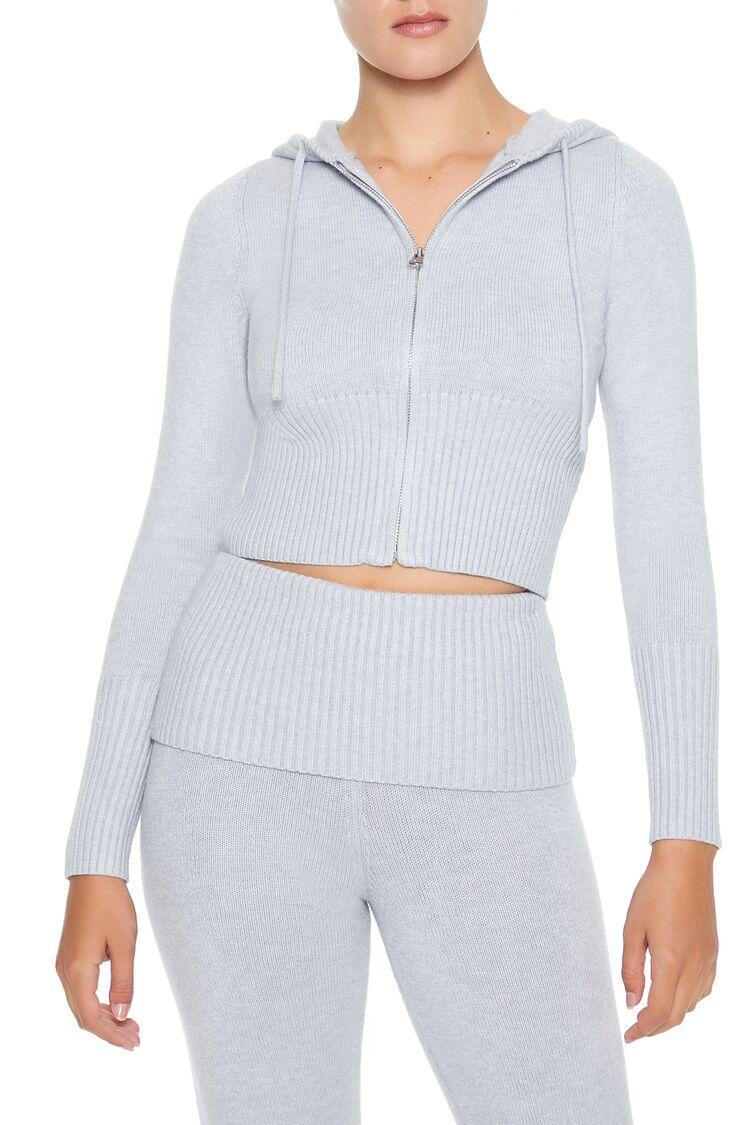 Hooded Zip-Up Sweater | Forever 21 Product Image