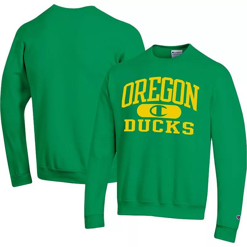 Mens Champion Oregon Ducks Arch Pill Sweatshirt Product Image