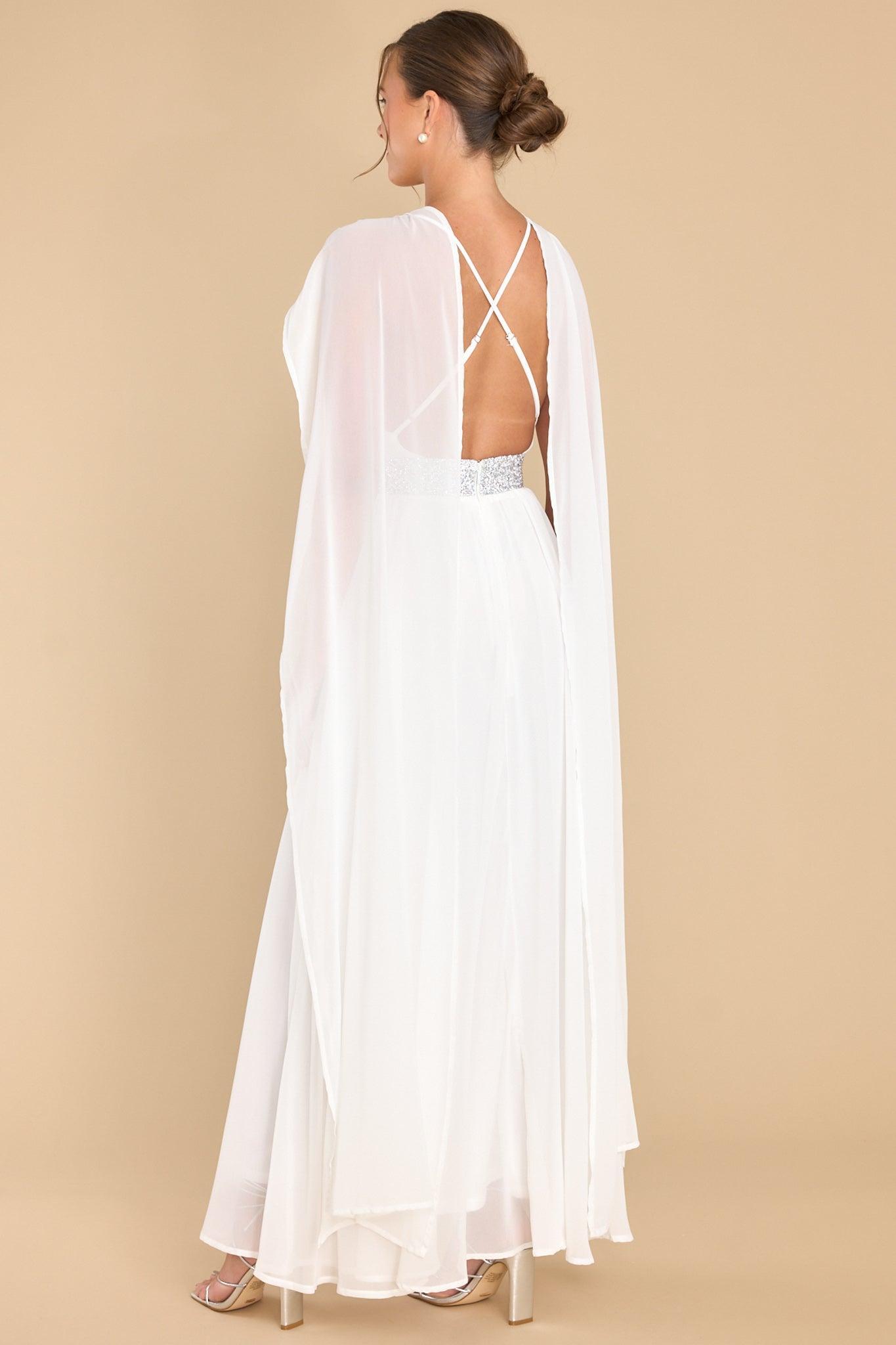 Aura Everyone's Desire White Maxi Dress Product Image