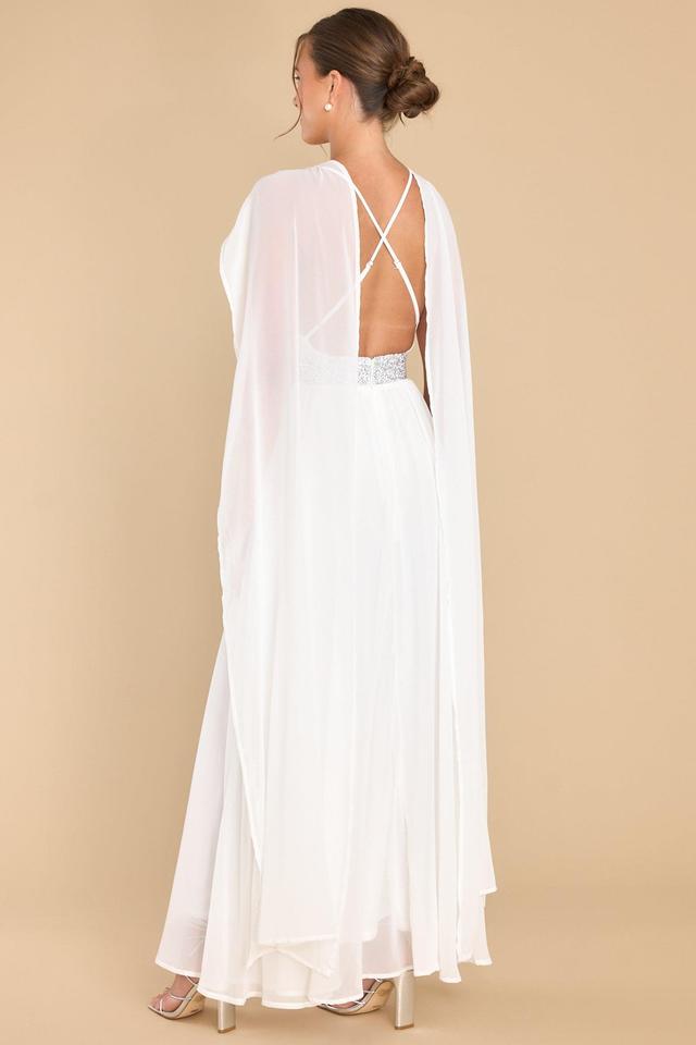 Aura Everyone's Desire White Maxi Dress Product Image