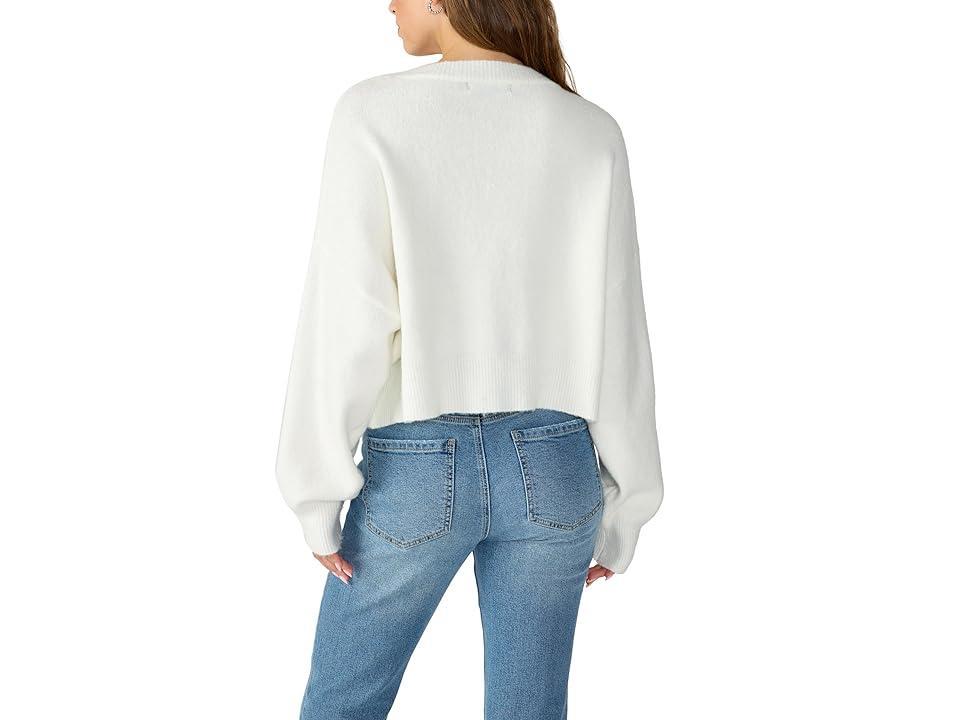 Sanctuary Easy Breezy V-Neck Pullover (Milk) Women's Clothing Product Image