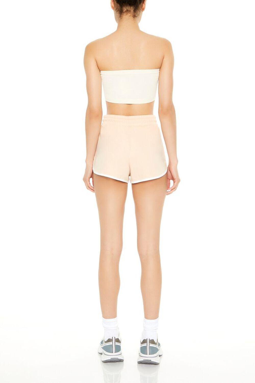 French Terry Drawstring Ringer Shorts | Forever 21 Product Image