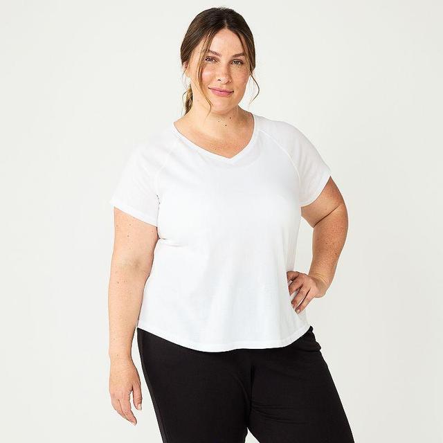 Plus Size Tek Gear Core V-Neck Tee, Womens Product Image