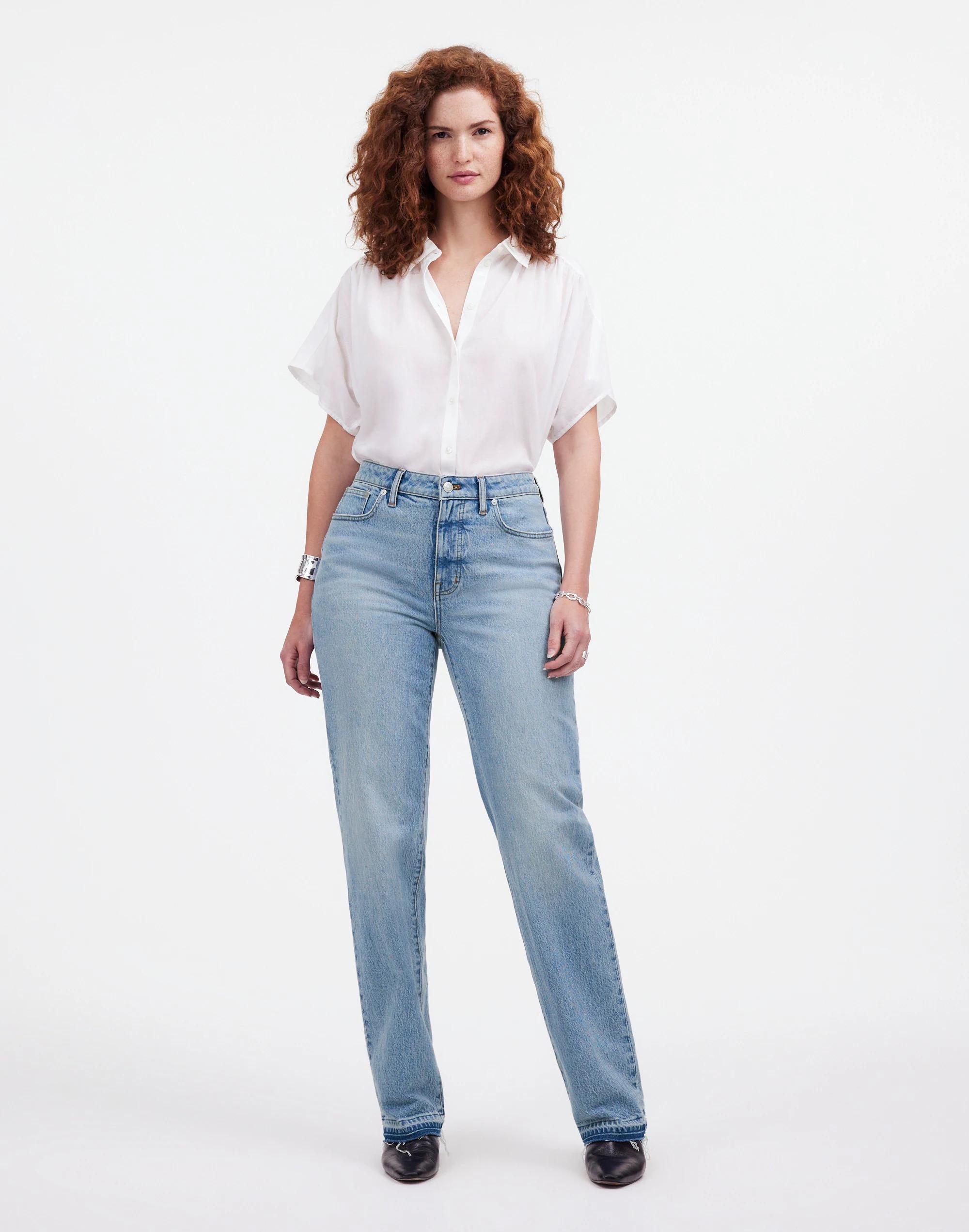 The Curvy '90s Straight Mid-Rise Jean in Barbosa Wash Product Image