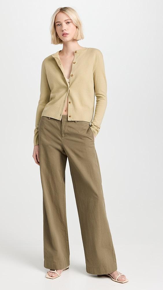 Vince Cotton Wide Leg Pants | Shopbop Product Image