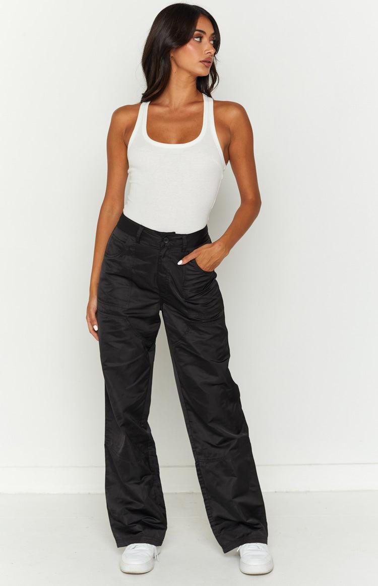 Hartley Black Nylon Pants Product Image