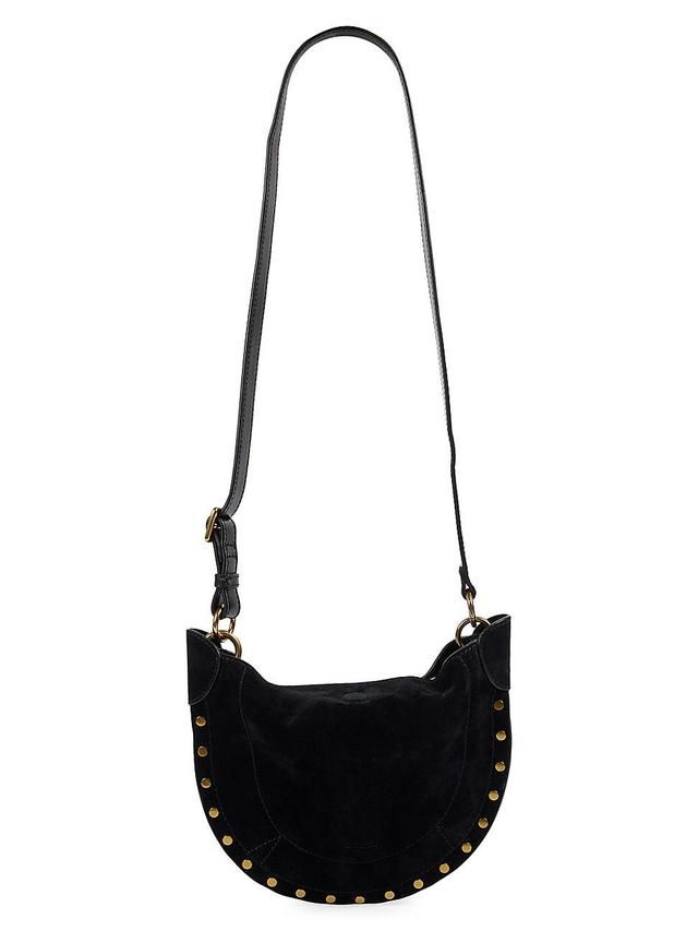 Isabel Marant Mini Oskan Moon Suede Crossbody Bag Product Image