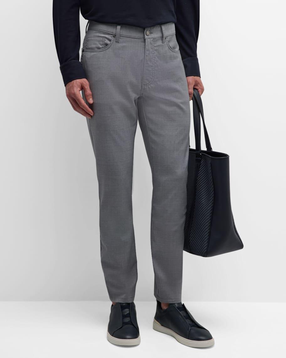 Mens Natural Comfort Wool 5-Pocket Pants Product Image