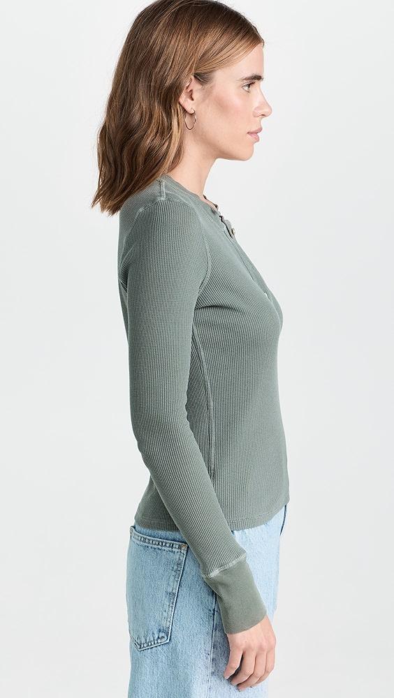 AMO Thermal Henley Tee | Shopbop Product Image