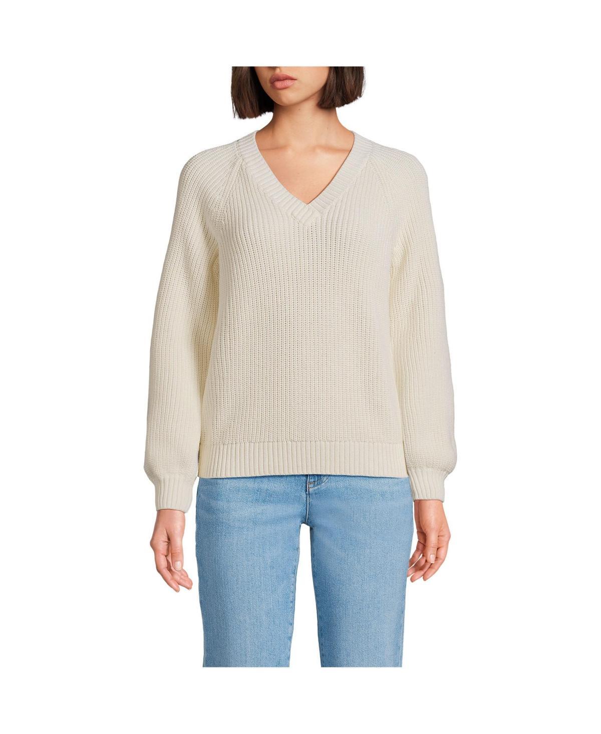 Lands End Womens Drifter Balloon Sleeve Sweater Product Image