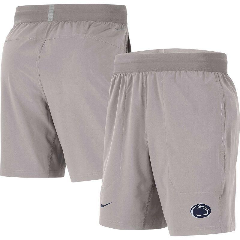 Mens Nike Gray Penn State Nittany Lions Player Performance Shorts Product Image