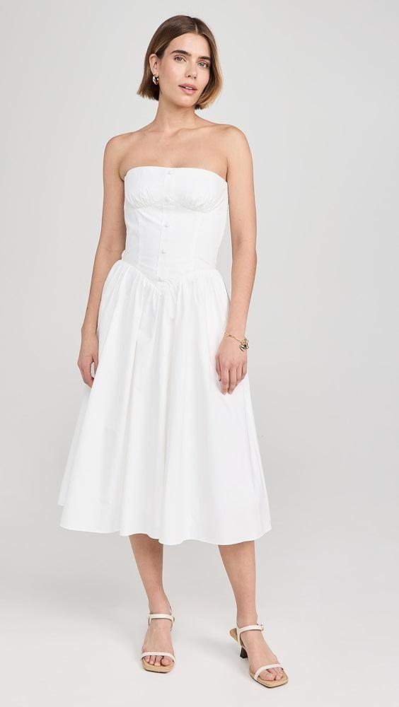 Amanda Uprichard Strapless Holland Dress | Shopbop Product Image