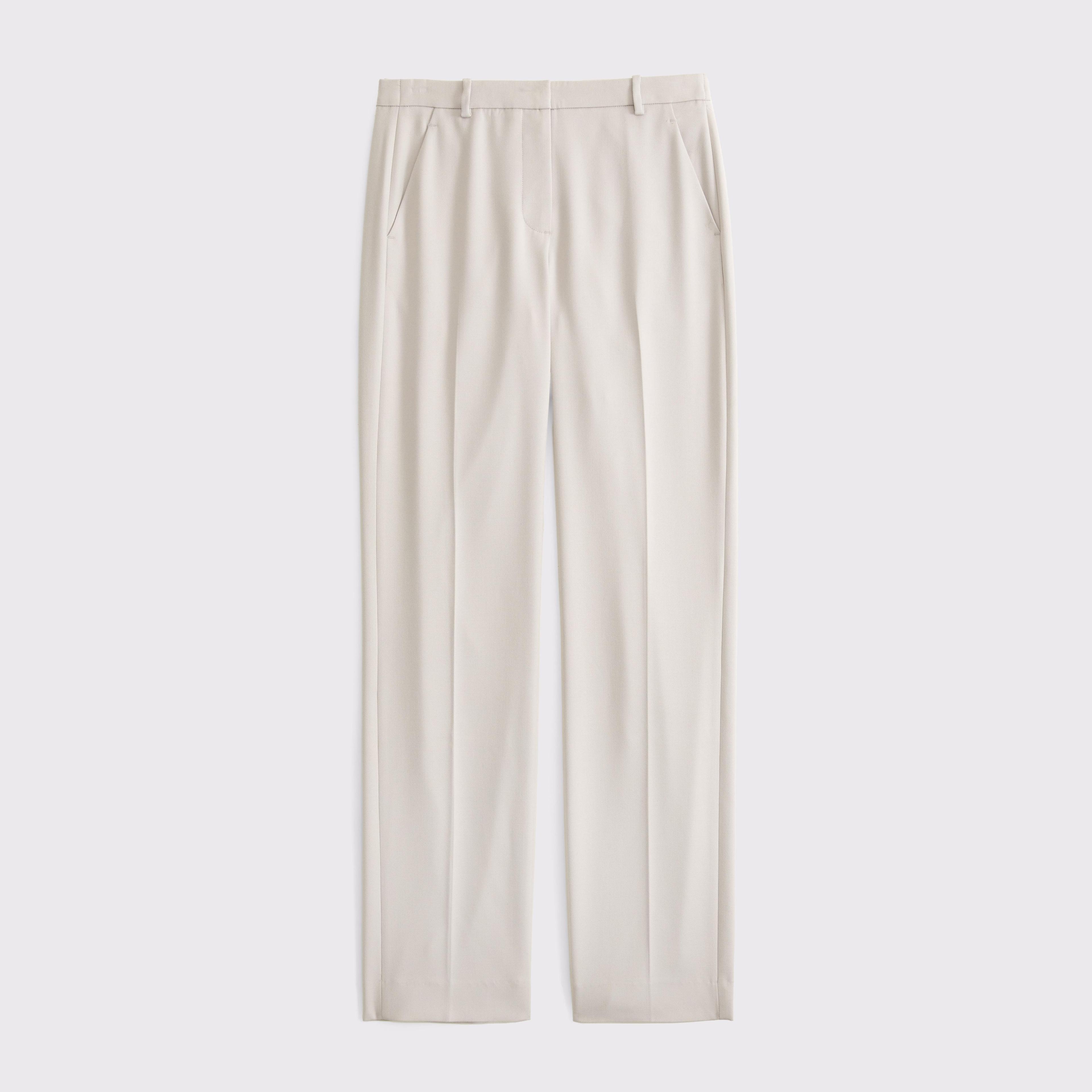 Mid Rise Tailored Straight Pant Product Image