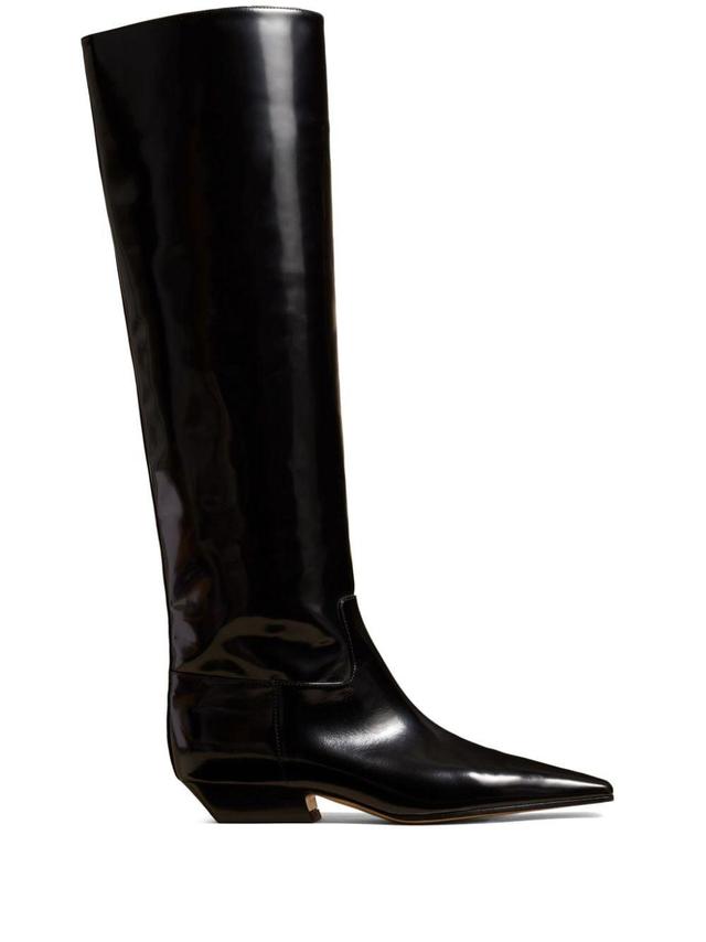 The Marfa knee-high leather boots Product Image