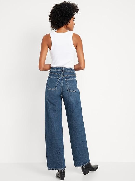 Extra High-Waisted Wide-Leg Jeans for Women Product Image