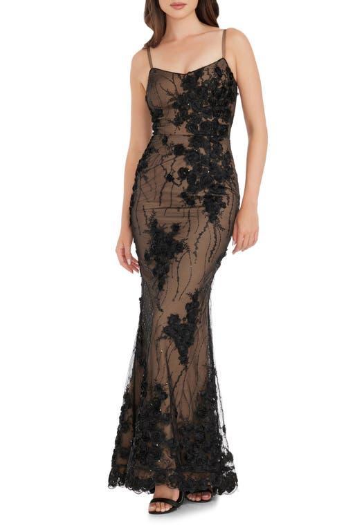 Dress the Population Giovanna Floral Sequin Mermaid Gown Product Image