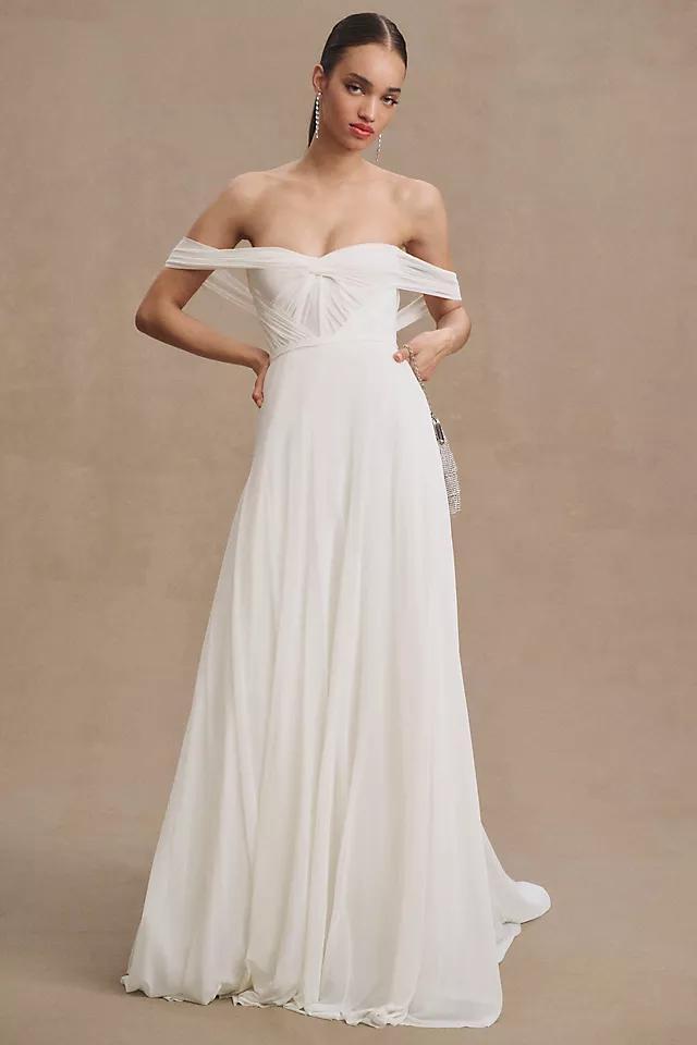 Wtoo by Watters Cinda Off-The-Shoulder Sweetheart A-Line Wedding Gown Product Image