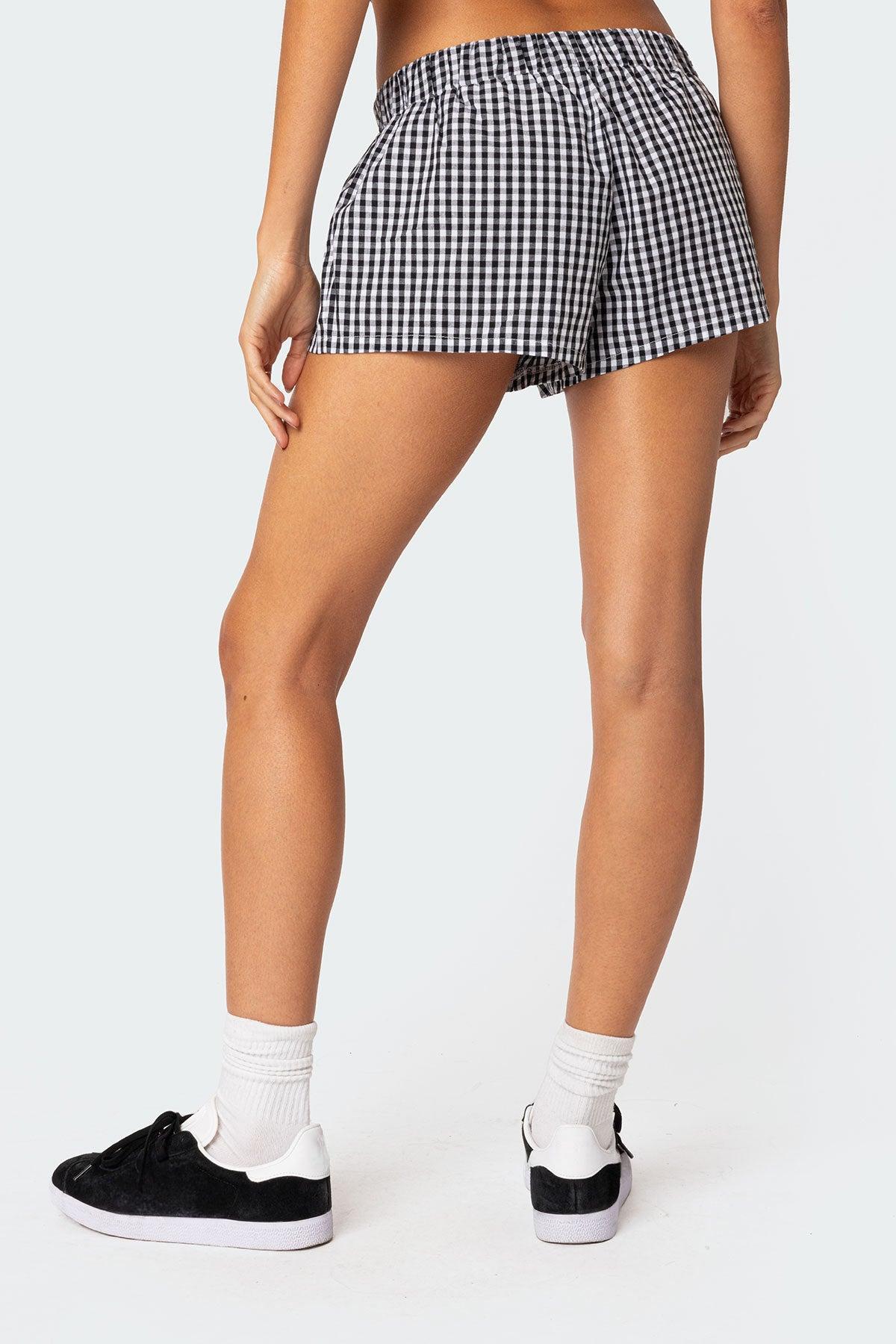 Gingham Boxer Shorts Product Image