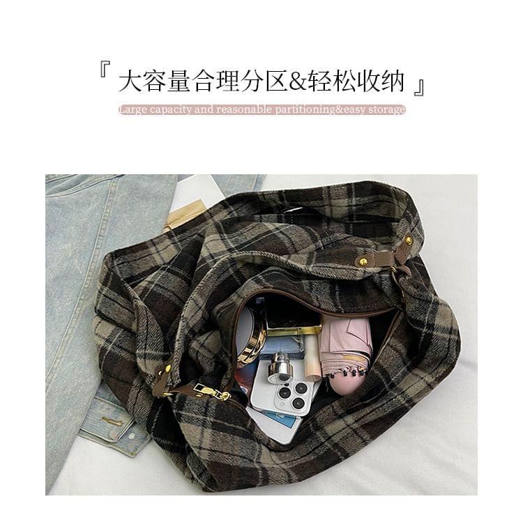 Plaid Tote Bag Product Image