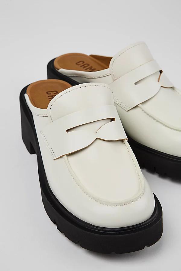 Camper Milah Leather Loafer Clog Womens at Urban Outfitters Product Image