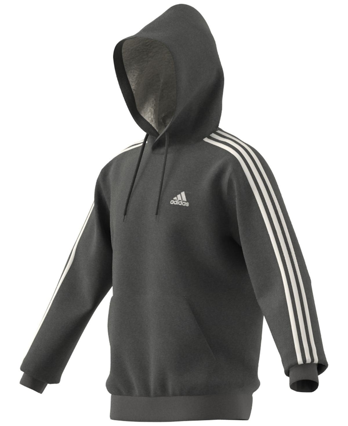 Mens adidas Essentials Fleece 3-Stripes Hoodie Product Image