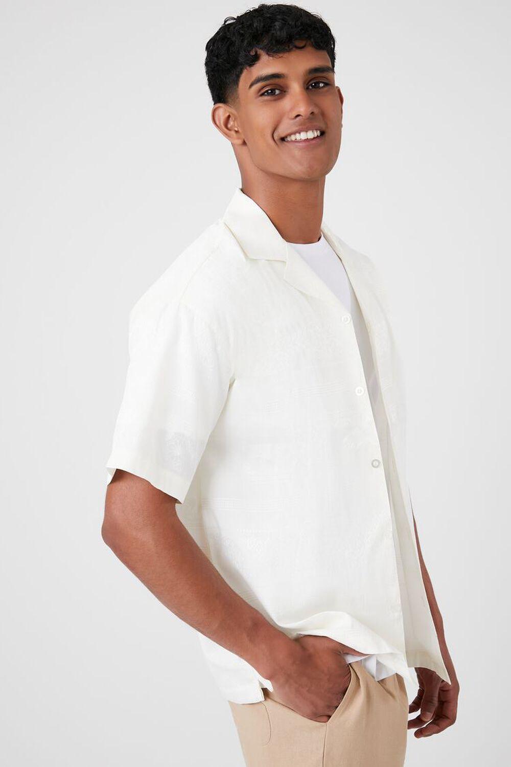 Jacquard Short-Sleeve Shirt | Forever 21 Product Image