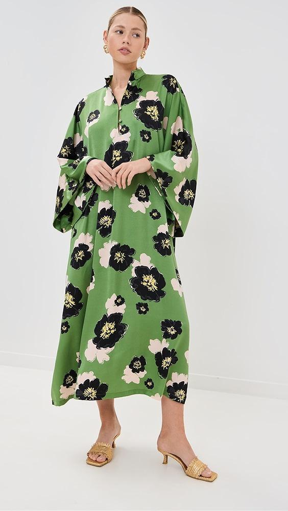 La Vie Style House Brushed Floral Maxi Caftan | Shopbop Product Image