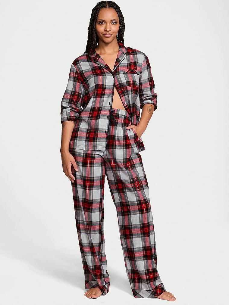 Flannel Long Pajama Set Product Image