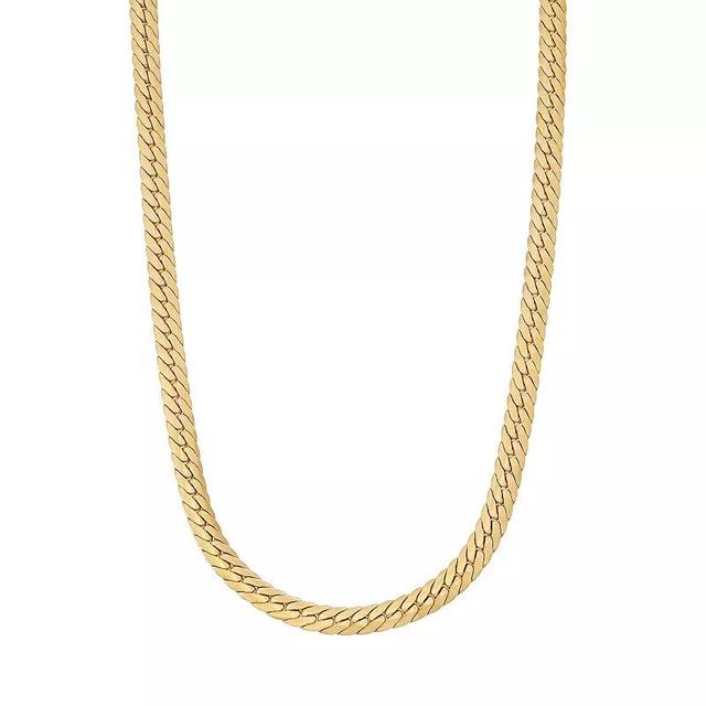 Giorgio di Vicenza Mens Sterling Silver Herringbone Chain White Product Image