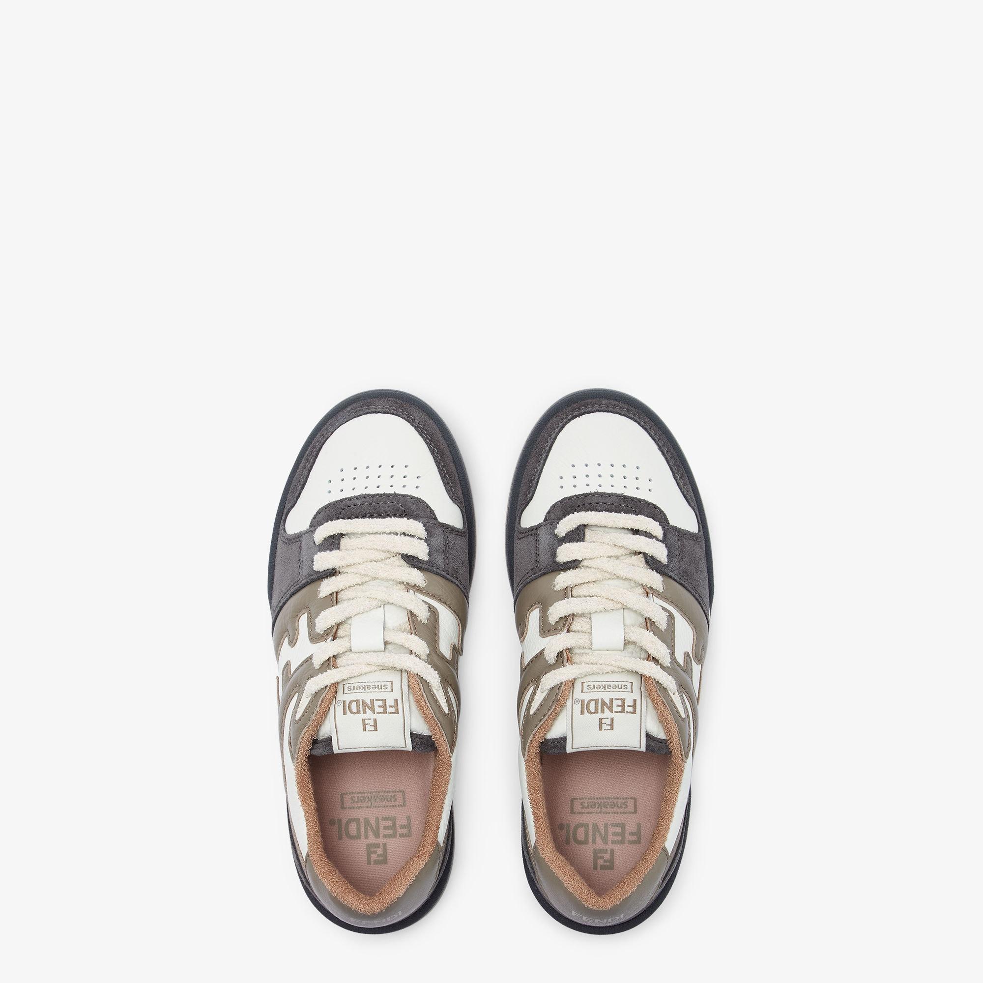 Fendi MatchMulticolor leather low-tops Product Image